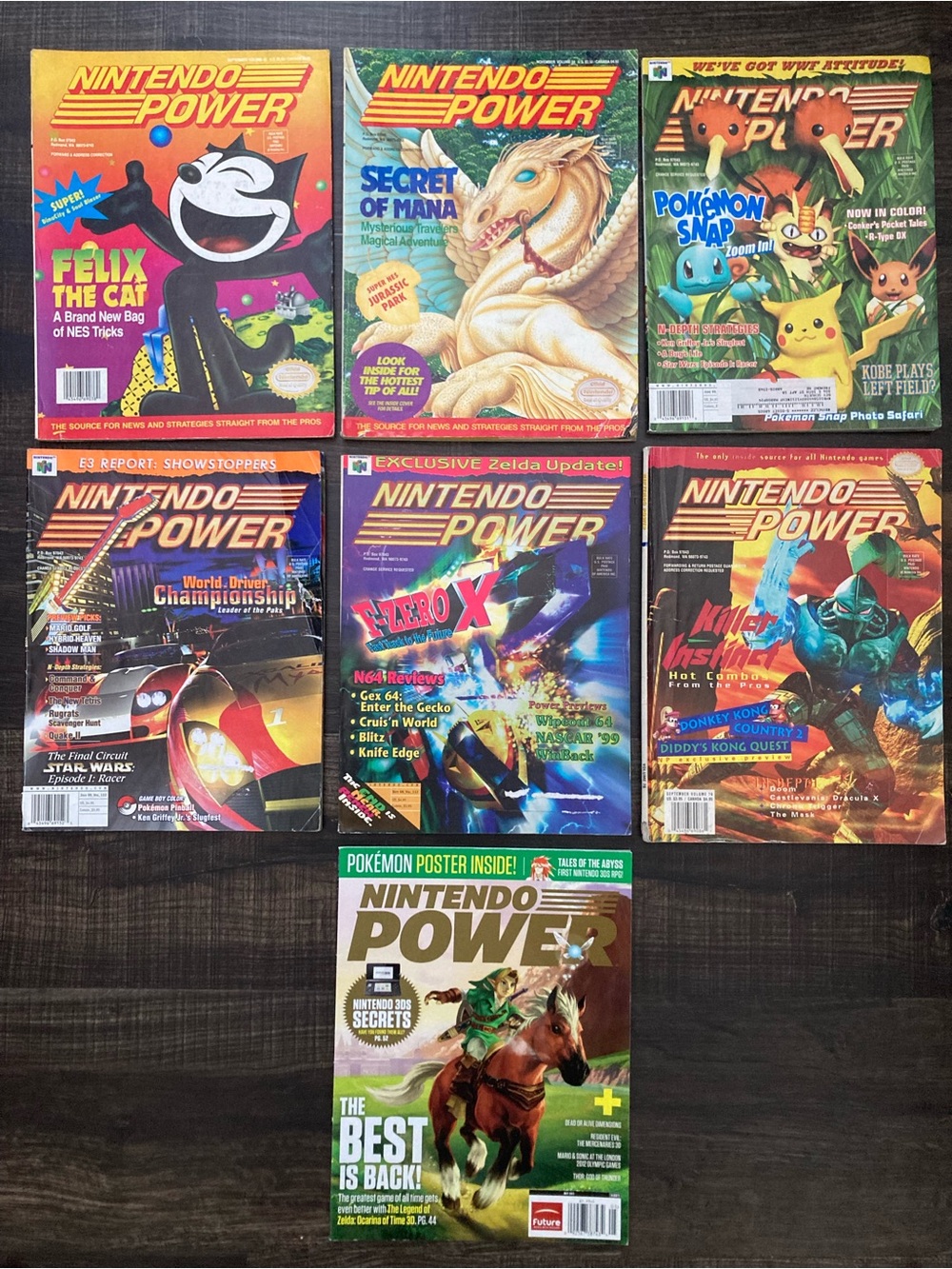 Nintendo Power Magazine Lot Of 7